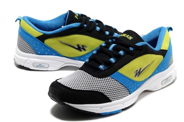 双星doublestar 运动鞋男士男鞋跑鞋跑步鞋232103 黄黑灰02 41