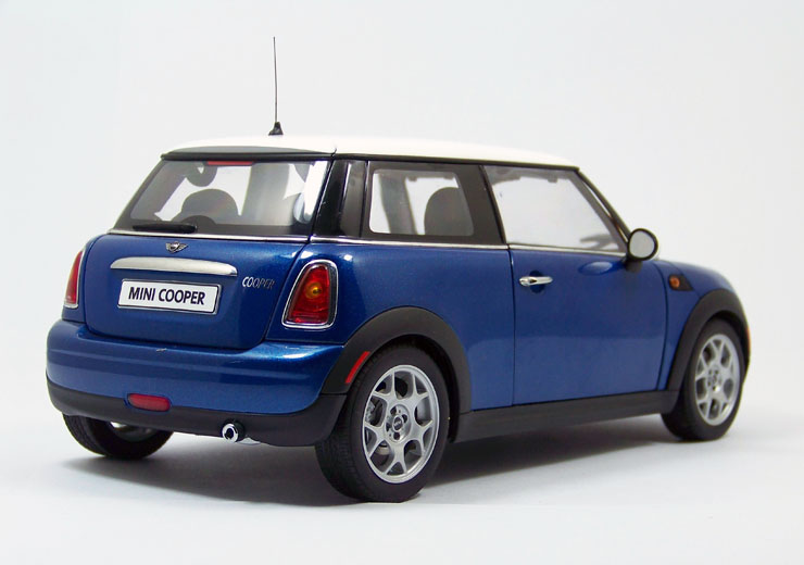 迷你minicooper 汽车模型 奥图亚 autoart 1/18(蓝色)