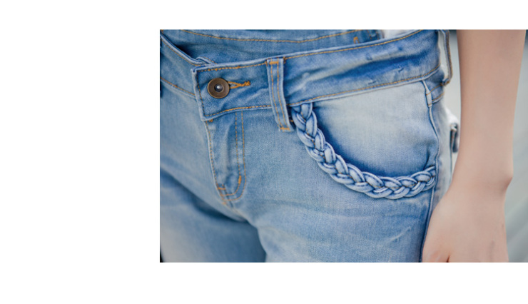 peacebird太平鸟 乐町ol系列蕾丝背带裤lg1255152 蓝色 l