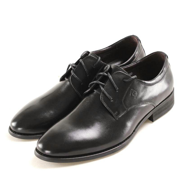 保罗骆驼商务休闲男皮鞋122806-1 黑色 41