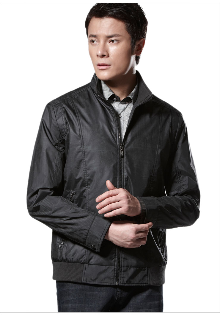 男装 外套 才子男装(tries) 2012新品夹克.