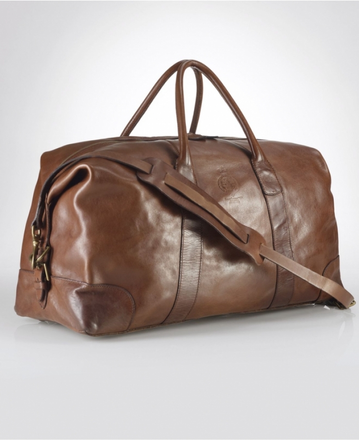 拉夫劳伦马球 polo by ralph lauren 男式旅行包 brown q00003170