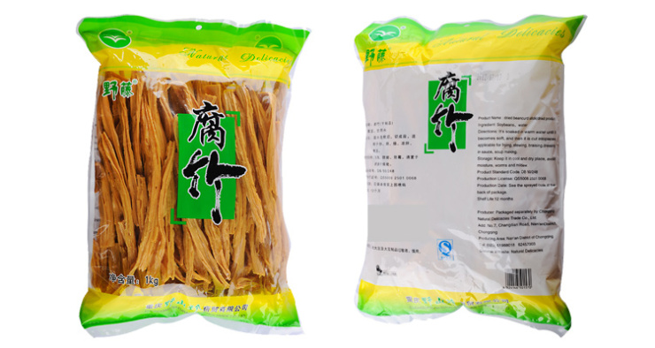 【品名:野山珍腐竹 1kg/袋【品牌:野藤【规格:1kg【成分】