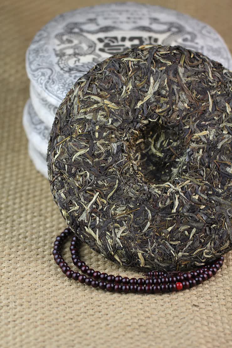 彩程 建厂纪念生饼 普洱茶 生茶 500克七子饼 2012年春 云南