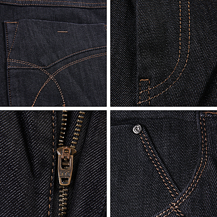 意大利romaster/罗马世家 男士黑色牛仔商务休闲裤 ry346767 34