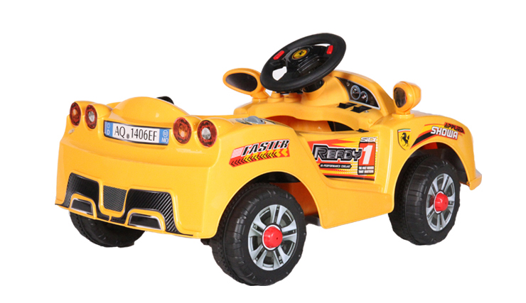 berica贝瑞佳大脚板 儿童电动车童车 带遥控 四轮电动汽车 电玩车儿童