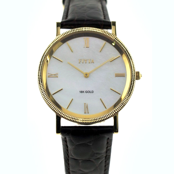 飞亚达fiyta金淳系列石英贝母表盘女表l2036.gwr