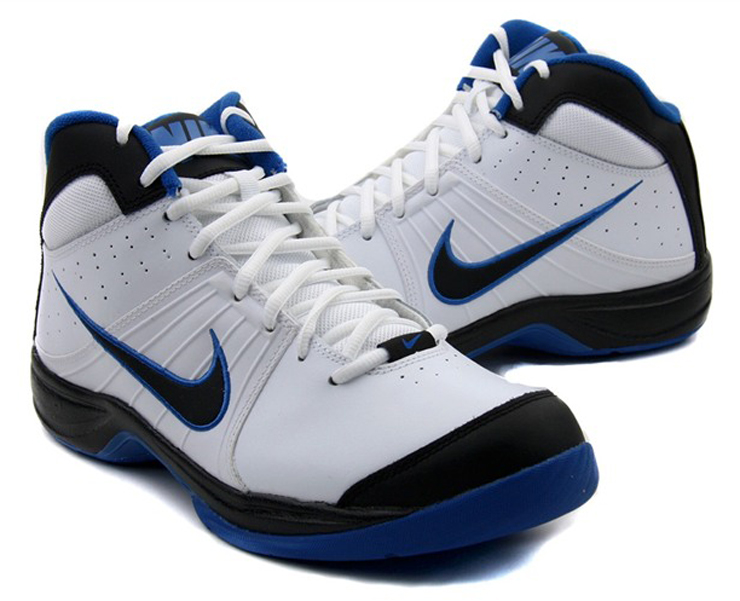 耐克nike 男士篮球鞋 the overplay vi 443456-105 白色 42.5码