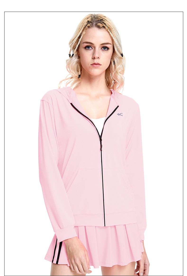 vvc夏季防晒衣女外套新款长袖防晒服中长款运动户外薄防晒皮肤衣 经典