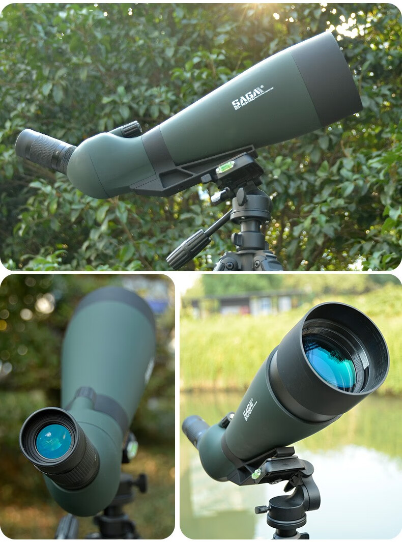 萨伽saga观雀2代单筒望远镜高倍高清观鸟镜观靶镜2575x100赏月天文
