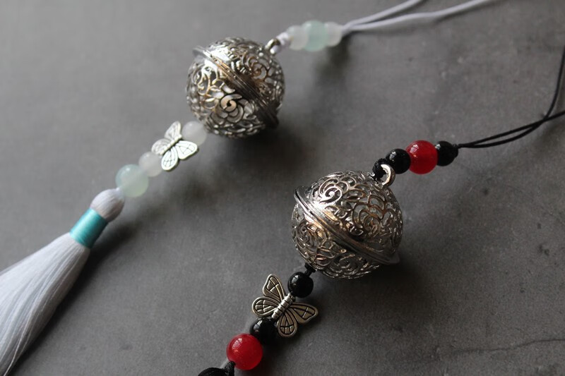 清心铃云梦江氏腰佩汉服配饰古风铃铛腰佩流苏挂件银铃配饰挂坠汉服