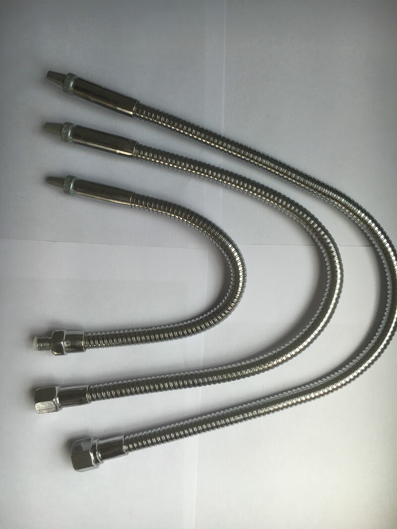 g1/2冷却管4分金属冷却管喷水管万向油管带开关机床水管蛇形管节 4分