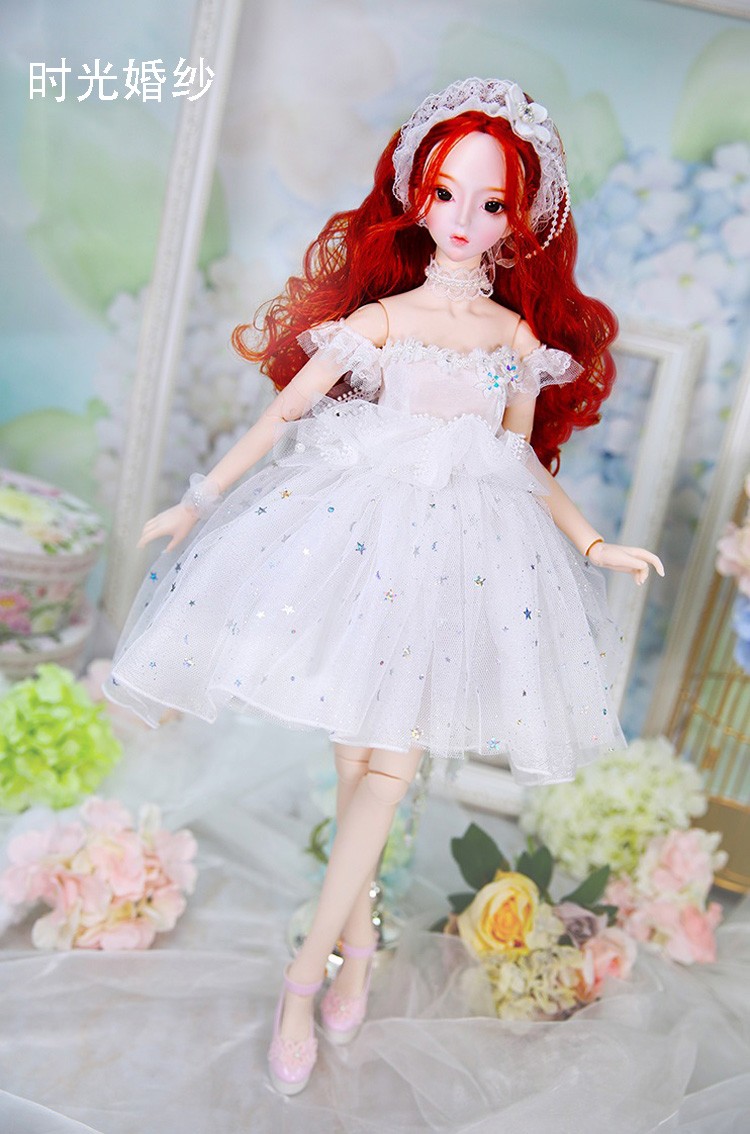 德必胜60厘米娃娃衣服套装服饰礼服 sd/bjd玩具娃娃换装衣服3分娃服装