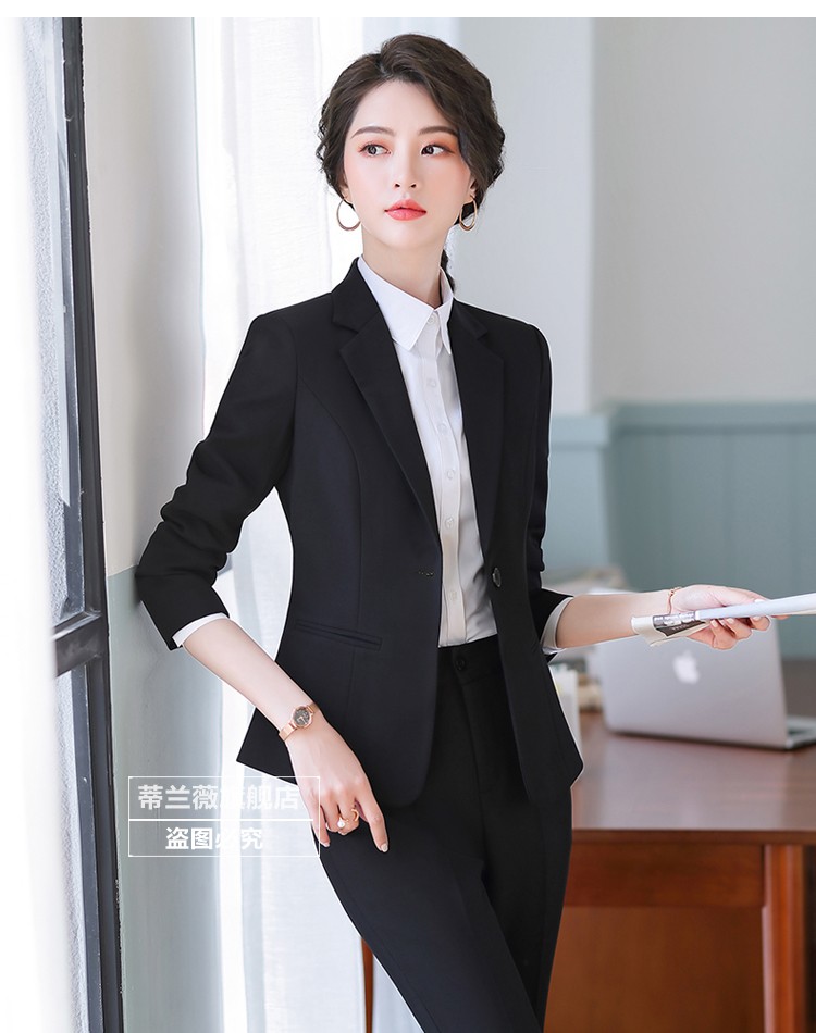 西装女职业装女装套装正装外套女士商务面试白领西服前台酒店工作服