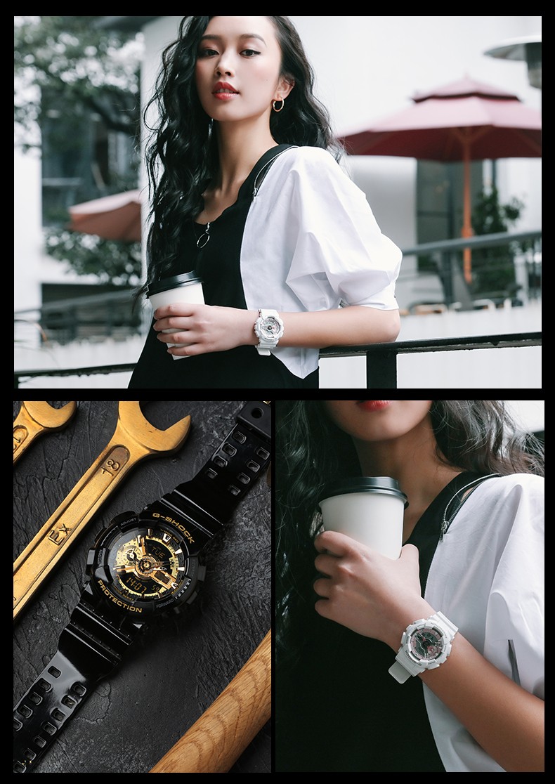 casio卡西欧手表明星代言gshockbabyg系列户外运动防震情侣对表ga110