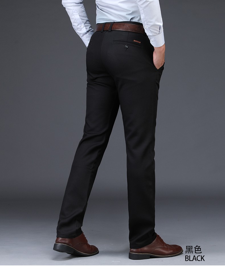 【正常发货】金盾(kin don)休闲裤男士弹力直筒商务休闲修身西裤男