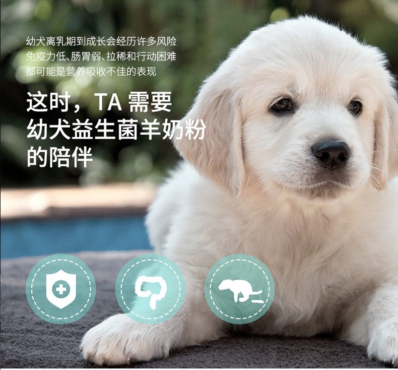 维斯康初生幼犬羊奶粉狗狗用宠物泰迪金毛等新生幼犬专用健骨补钙