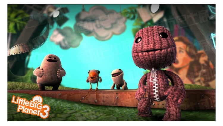 ps4游戏 小小大星球3 小小大 麻布仔 简体中文 现货 电玩巴士