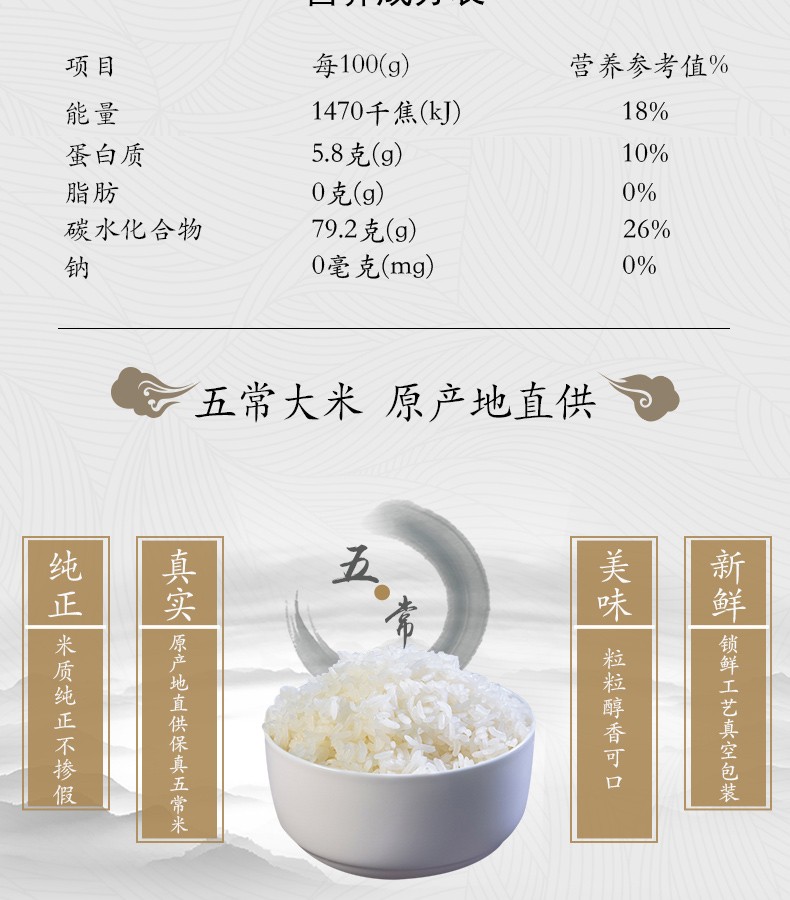 柴火大院 五常大米5kg 东北大米 稻花香大米香米粳米10斤_ 7折现价99