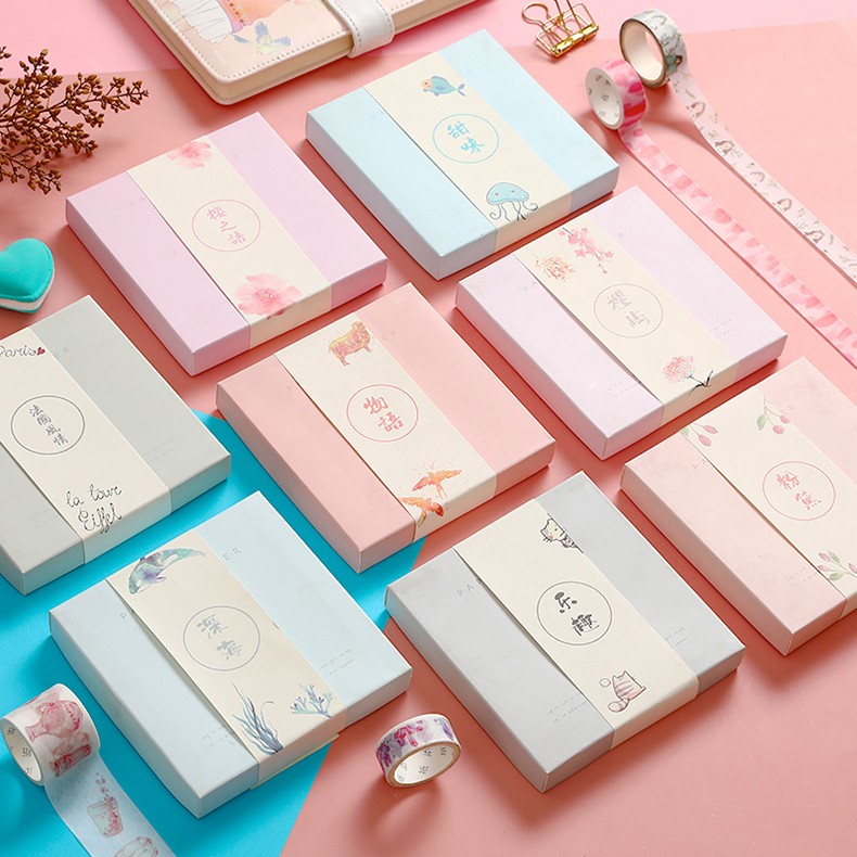 手帐贴纸 ins风小清新套装日式可爱萌卡通少女心手账本素材diy工具