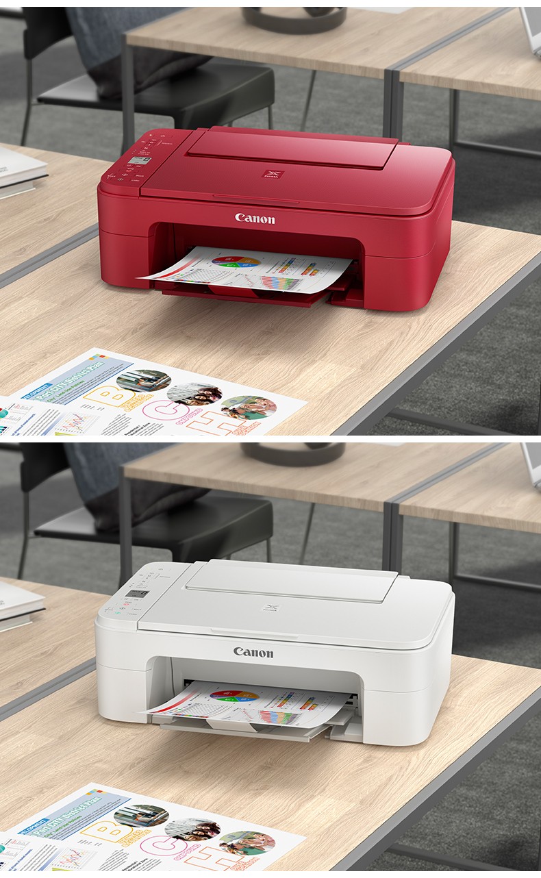 佳能(canon)ts3380彩色喷墨打印机家用彩色照片打印复印扫描一体机