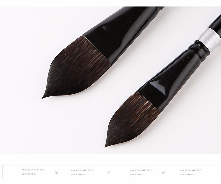 美国黑天鹅blackvelve水彩画笔天鹅绒松鼠毛水彩笔圆头水彩画笔300934