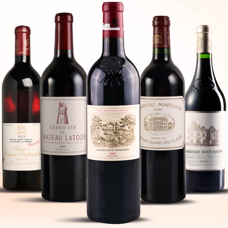 1855年梅多克列级名庄红酒拉菲酒庄木桐酒庄玛歌酒庄侯伯王酒庄拉图