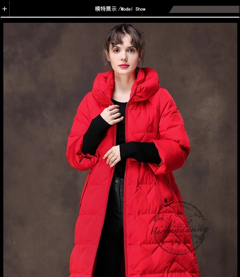 运动服饰 羽绒服 希治丹尼(hichin danny) hichindanny品牌中长款大码