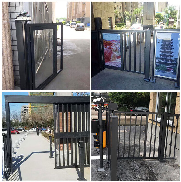 立式形感应器刷卡自动门门禁系统平移门人脸识别小区铁门活动款广告门