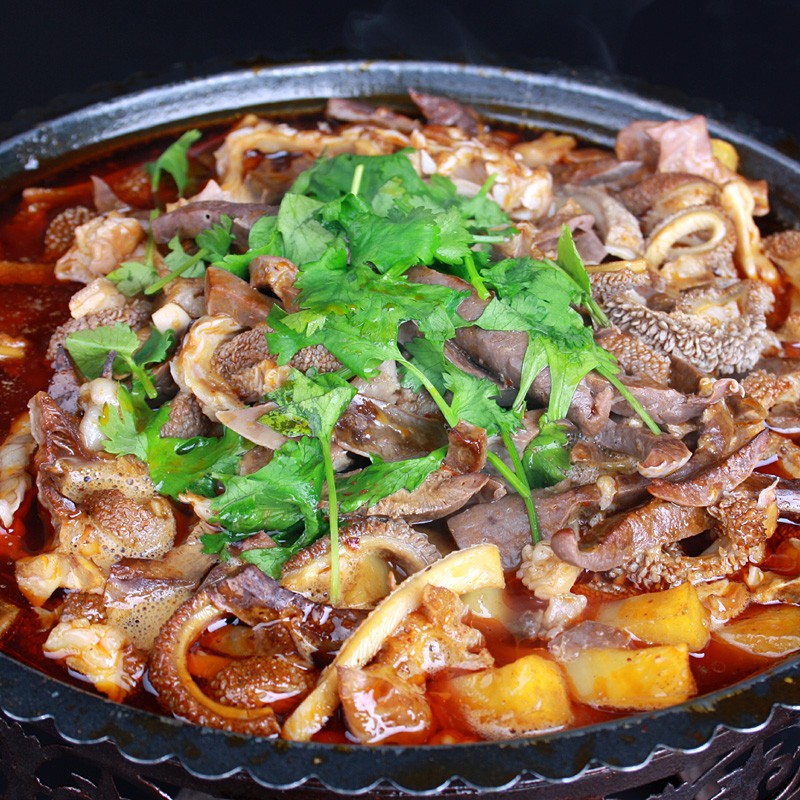 源外园【顺丰】整套羊杂 新鲜现煮熟羊杂 羊杂碎 正宗山羊杂 羊头肉