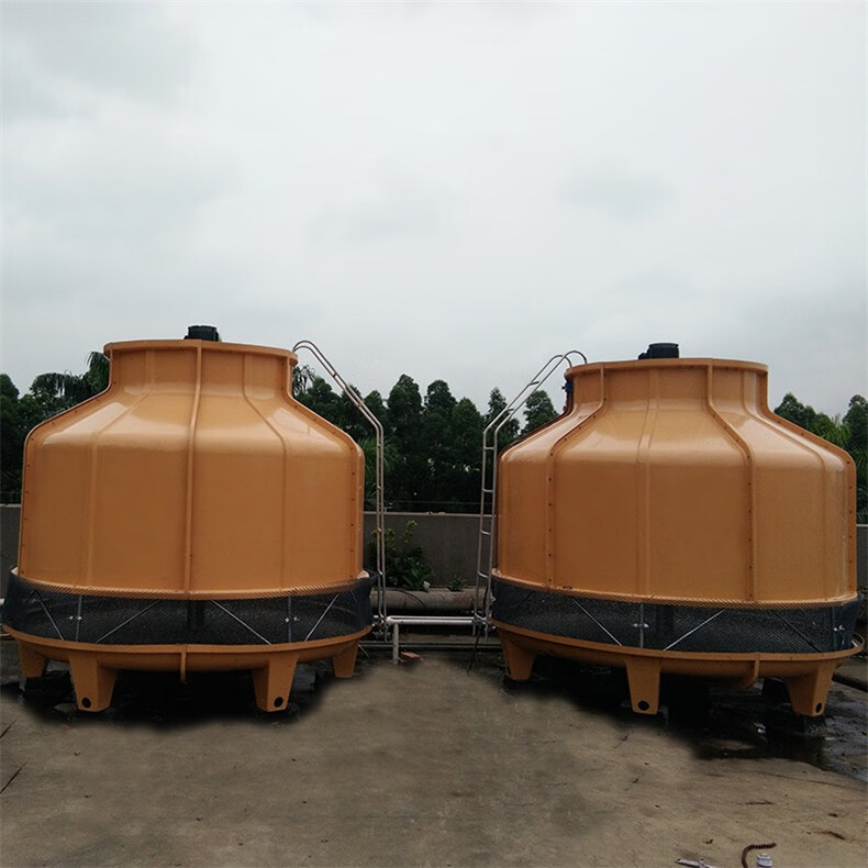 恒凡玻璃钢冷却塔凉水塔小型工业高温散热10/100吨工业设备冷水塔 hf