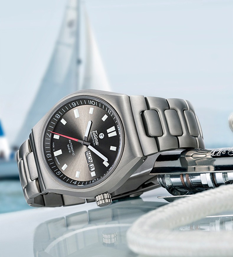 德国军表tutima拓天马手表男海岸线系列正装自动机械男手表运动腕表