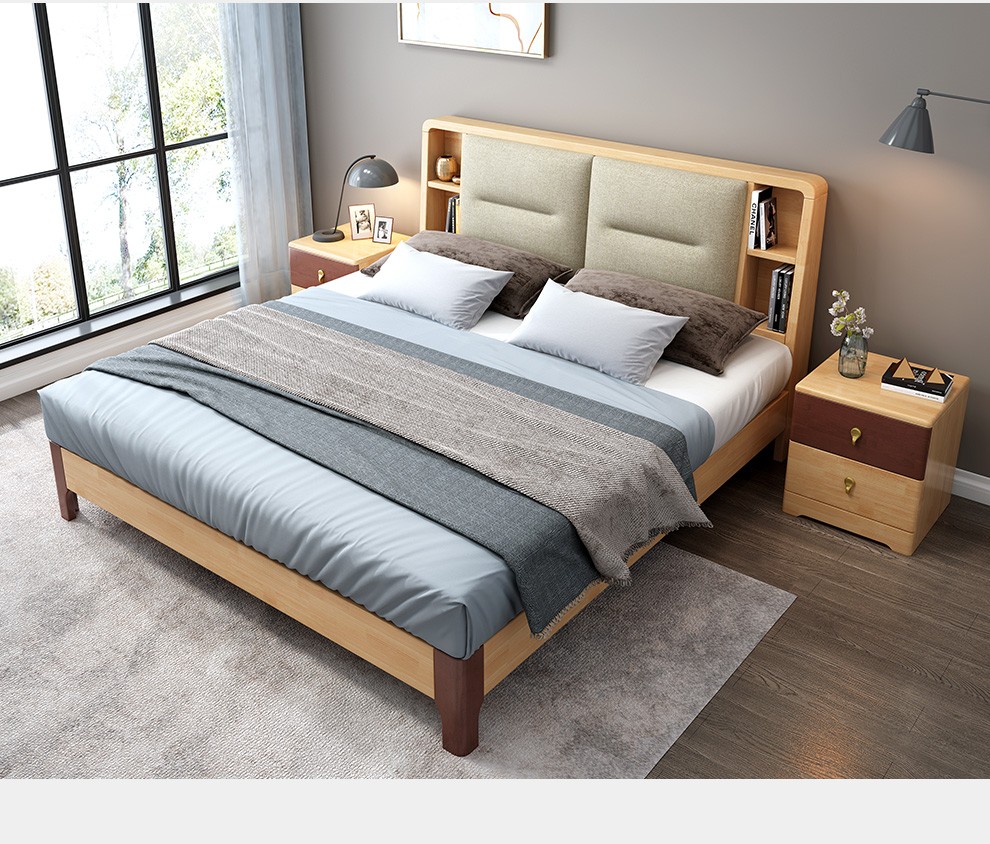 8米双人床 单床 1.8米框架床