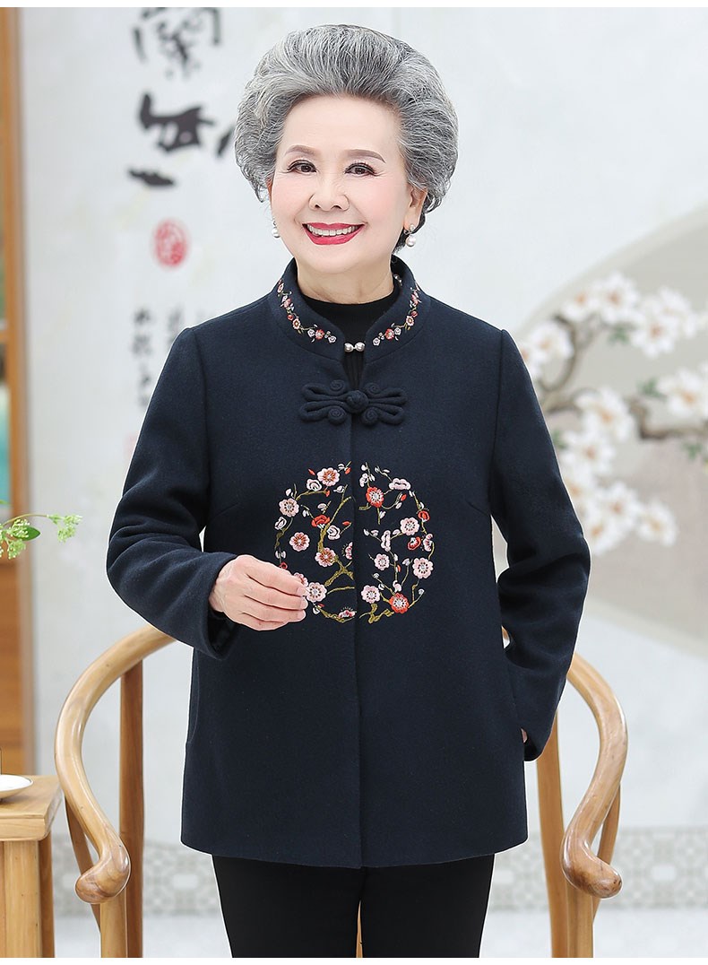 上衣 l(建议90-105斤)品牌: 莎比菲(shabifei) 商品名称:中老年人外套