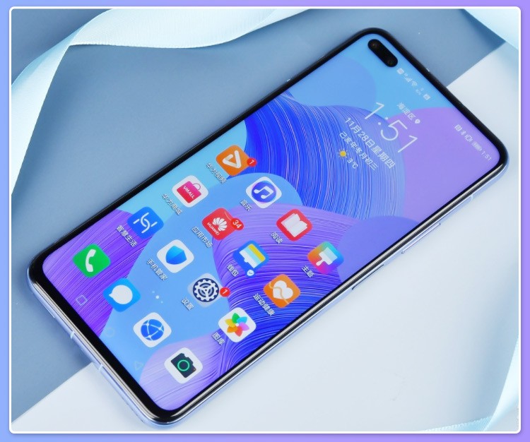 华为(huawei)nova6 5g手机 nfc手机 双卡双待 亮黑色 全网通 8gb 256