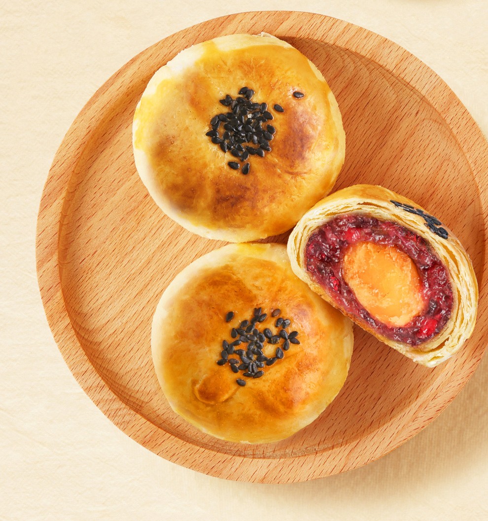 嘉华鲜花饼经典蛋黄礼袋组合装云南特产旅游伴手礼饼干蛋糕下午茶点心