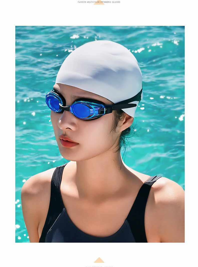 361泳镜近视男女士高清防水防雾游泳镜游泳装备游泳眼镜019黑色