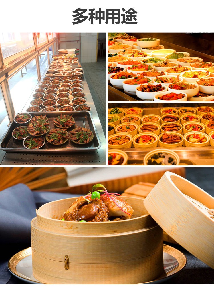 商用保温台蒸菜台蒸饭台小碗菜竹筒饭不锈钢加热台式保温售饭台 台式