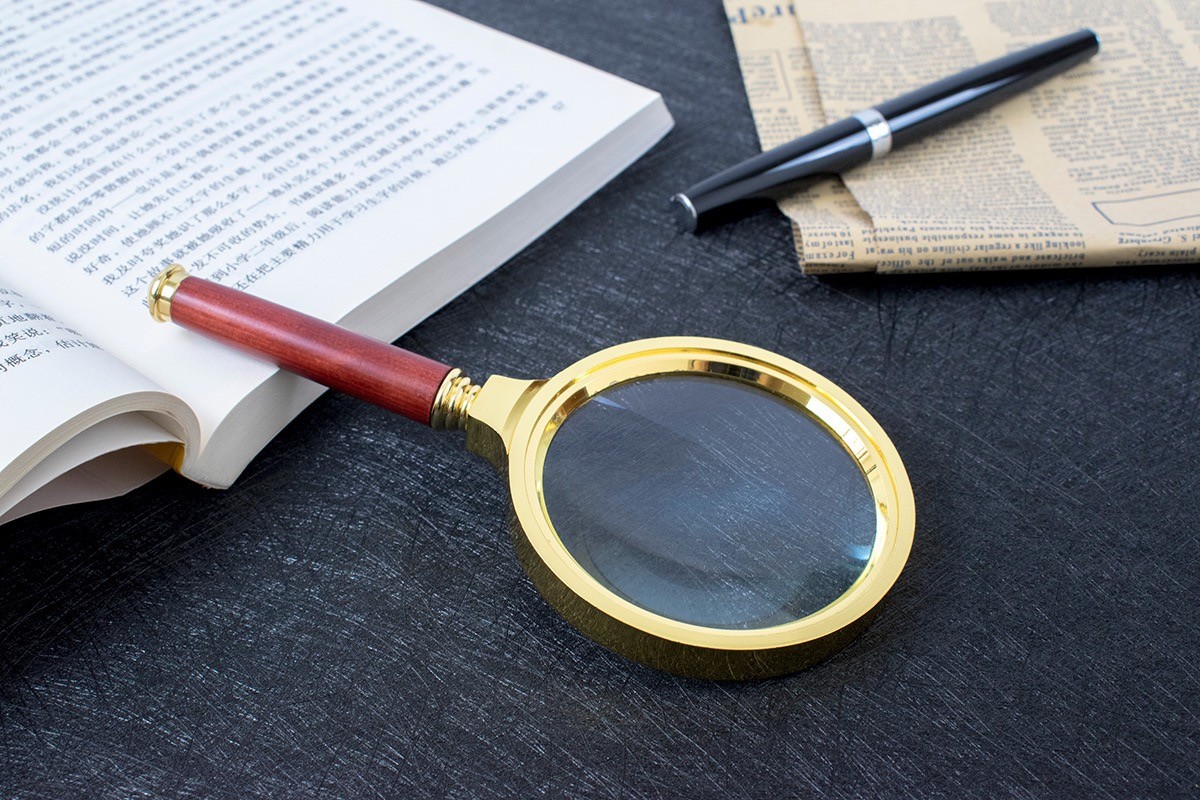 圣德名图光学放大镜10高清手持放大镜老人20看报阅读清晰高倍学生儿童