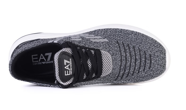 阿玛尼armani男鞋灰色四季可穿男士休闲鞋运动鞋98365灰色8