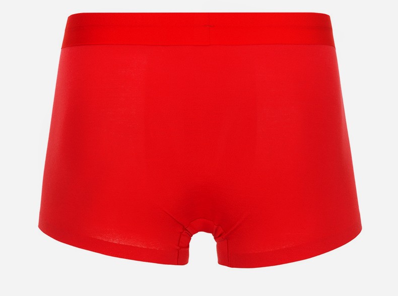 posca本命年好运红莫代尔男士红色内裤 红色(3条装) l/170