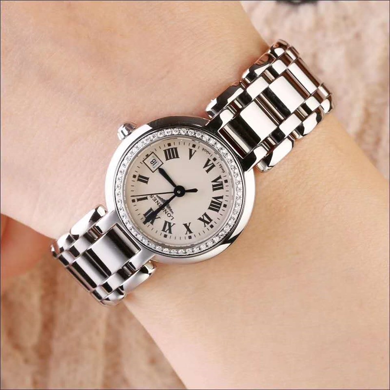 二手95新浪琴心月系列女表时尚休闲优雅女士机械石英手表l81104876