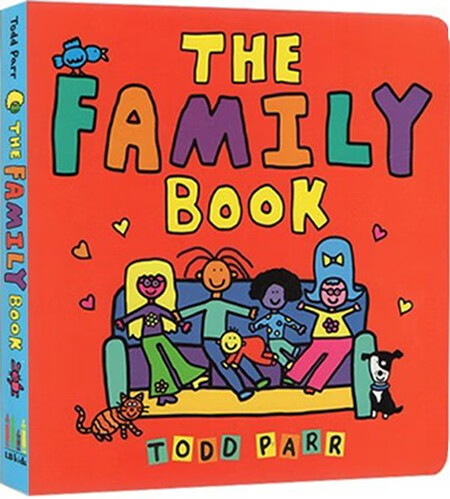 英文原版 the family book 纸板书 淘弟有个大世界 todd parr 英文