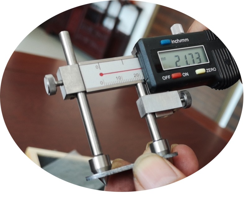 远中计量中心距锥测头游标卡尺500/600mm孔距圆锥头游标卡尺边心距