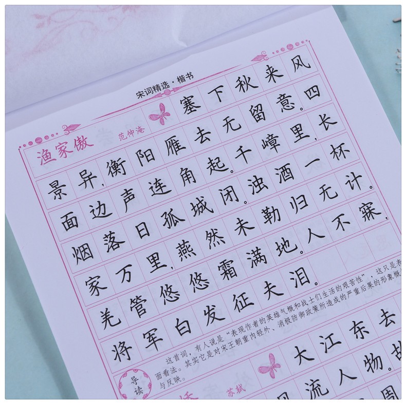 字帖硬笔钢笔临摹字帖宋词三百首字帖司马彦宋词楷书字帖临摹正楷字帖