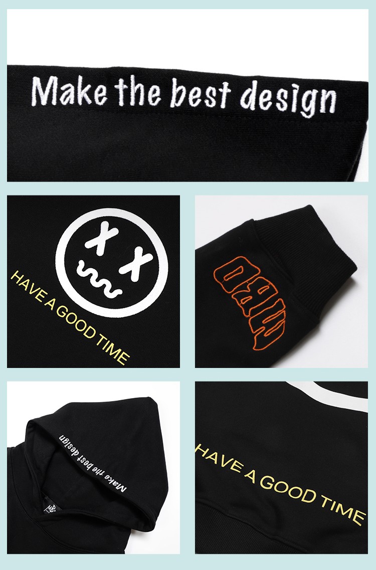 国潮男装专营mbd笑脸鬼脸卫衣男2020春夏新款休闲宽松情