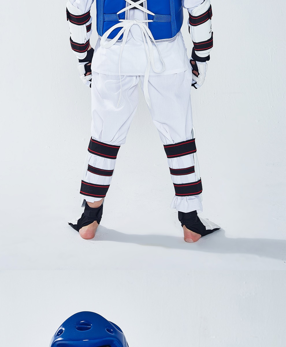 跆拳道护具儿童跆拳道护身全套加厚比赛型八件套一次定型 松树之星