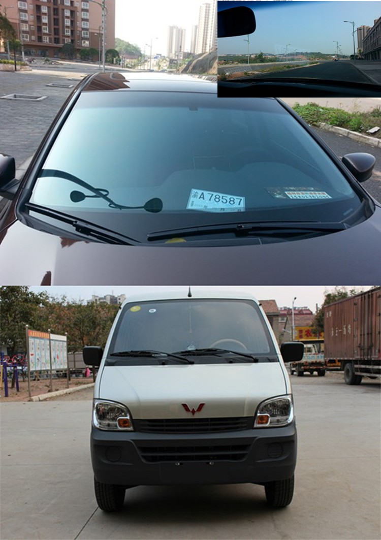 面包车贴膜玻璃防爆膜汽车五菱之光宏光s荣光车窗隔热全车太阳膜 反光