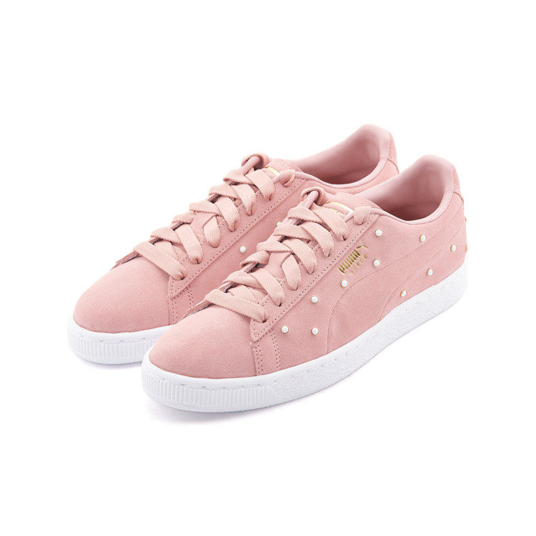 彪马puma suede低帮耐磨 女款经典鞋板鞋女鞋女款运动休闲鞋 粉色 36