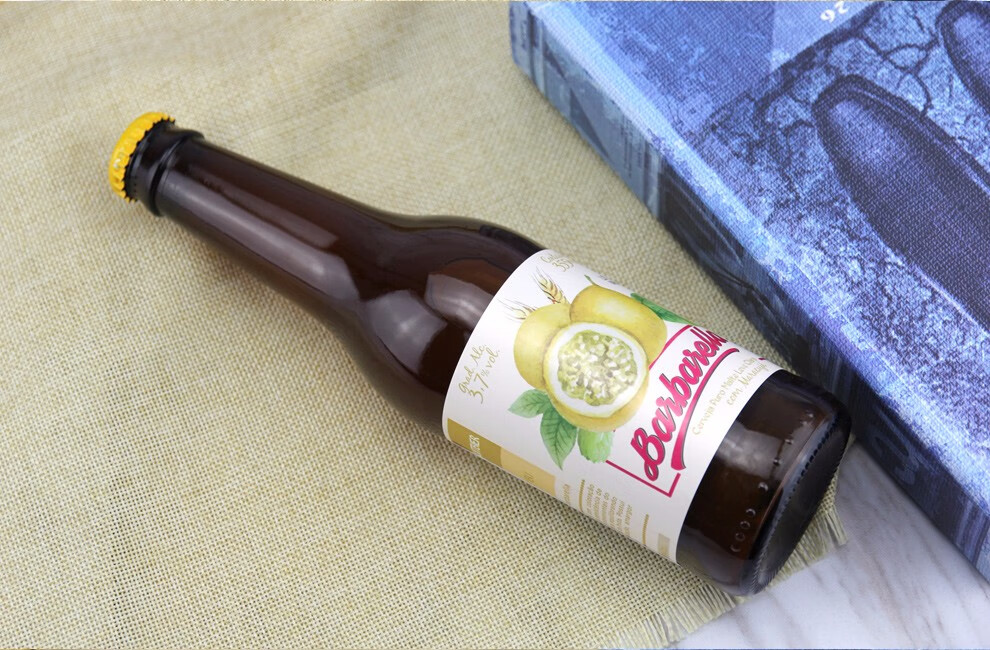 巴西原装进口啤酒 巴芭莱拉果味啤酒 巴芭莱拉草莓啤酒355ml*6瓶